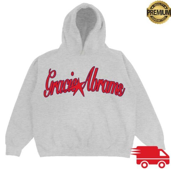 kenny trc Gracie Abrams Shop Merch Store Secret Tour Heather Grey Star Hoodie