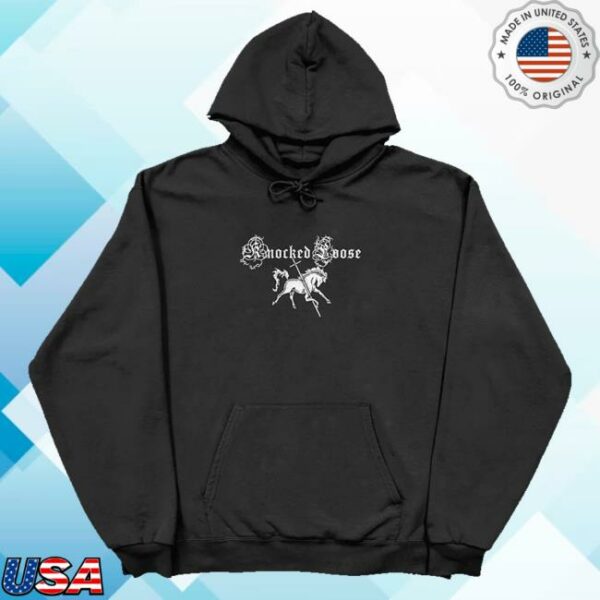 kenny trc Knocked Loose Merch Shop Store Knocked Loose Horse Cross Hoodie