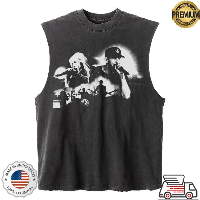 kenny trc Linkin Park Merch Shop Store Lp La Sleeveless Vintage Black Tank Top