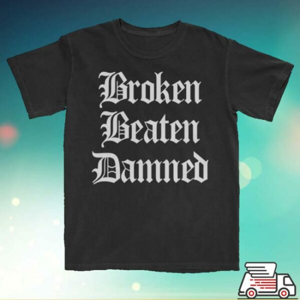 kenny trc My Chemical Romance Merch Shop Store Broken Beaten Damned Shirt