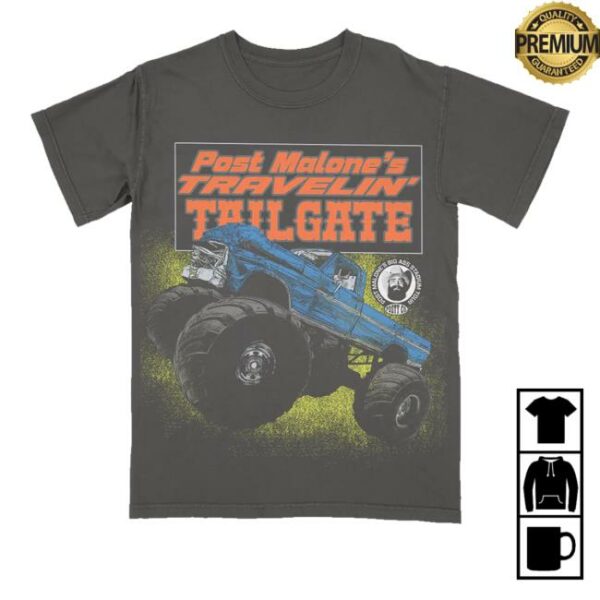 kenny trc Post Malone Merch Shop Store Tailgate Shirt