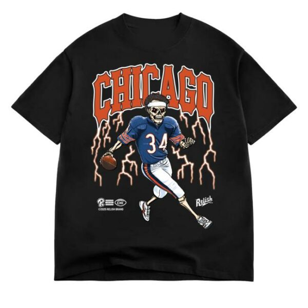 kenny trc Relish Brand Merch Shop Store 2025 Chicago Legacy Football Black Shirt