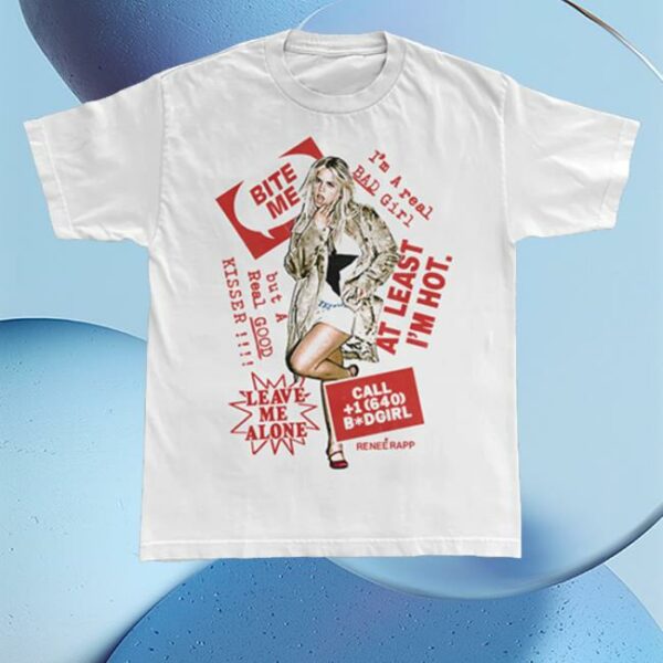 kenny trc Renee Rapp Merch Shop Store White Date Back Tour Shirt