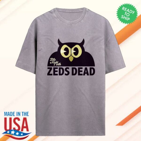 kenny trc Zeds Dead Merch Shop Late Night Orchid Stone Shirt