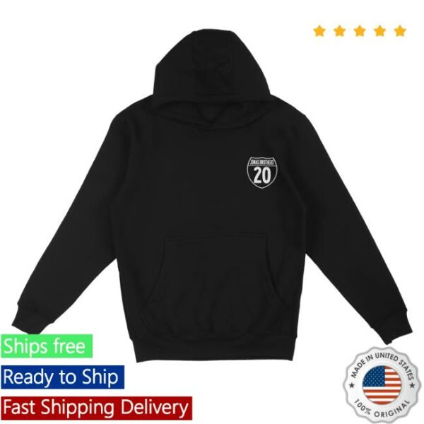 kenny trcJonas Brothers Merch Shop Store Greetings From Your Hometown Tour Hoodie