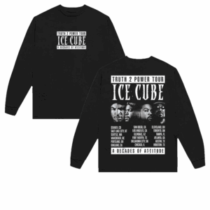 Ice Cube Store Merch Truth 2 Power Long Sleeve Tour Shirtss Ice Cube Store Merch Truth 2 Power Long Sleeve Tour Shirtss