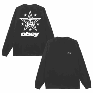 Obey Clothing Merch Store Obey Star Pigment Ls T Shirt