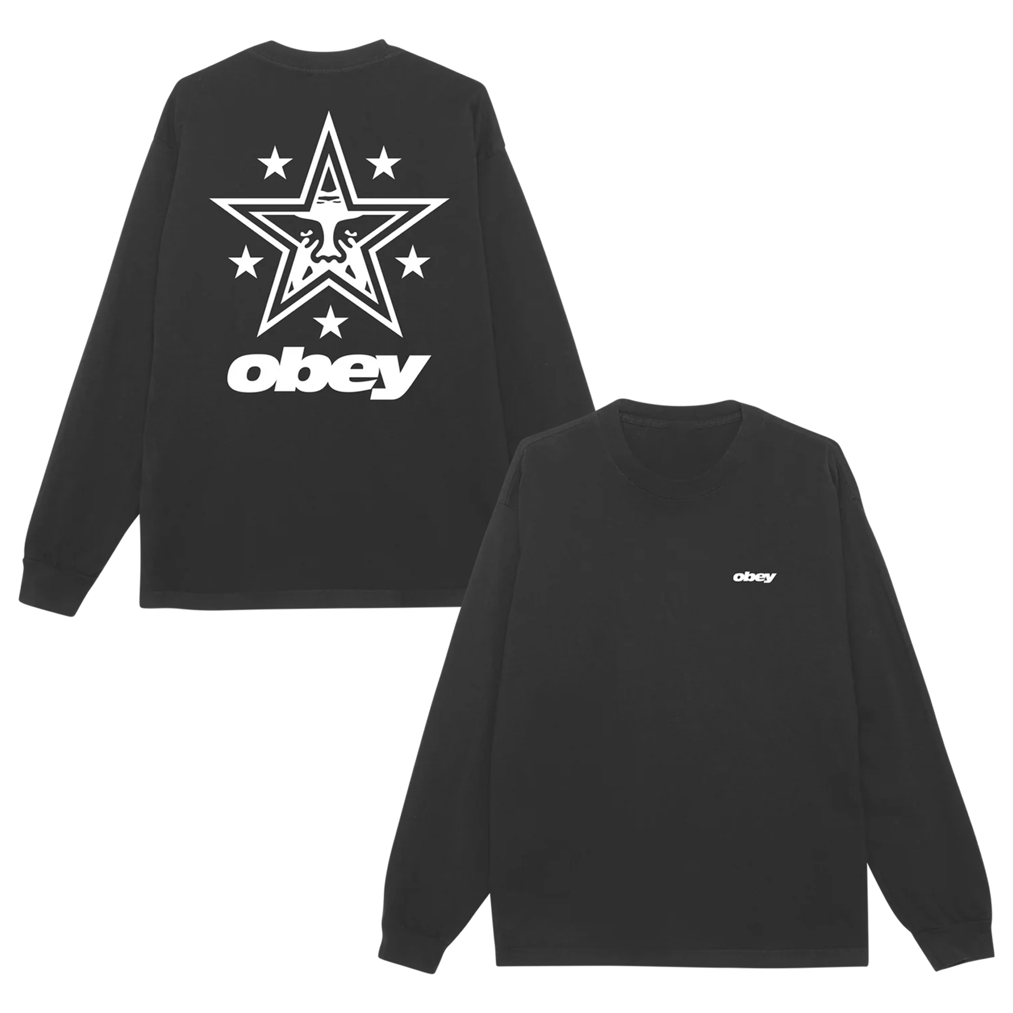 Obey Clothing Merch Store Obey Star Pigment Ls T Shirt Obey Clothing Merch Store Obey Star Pigment Ls T Shirt