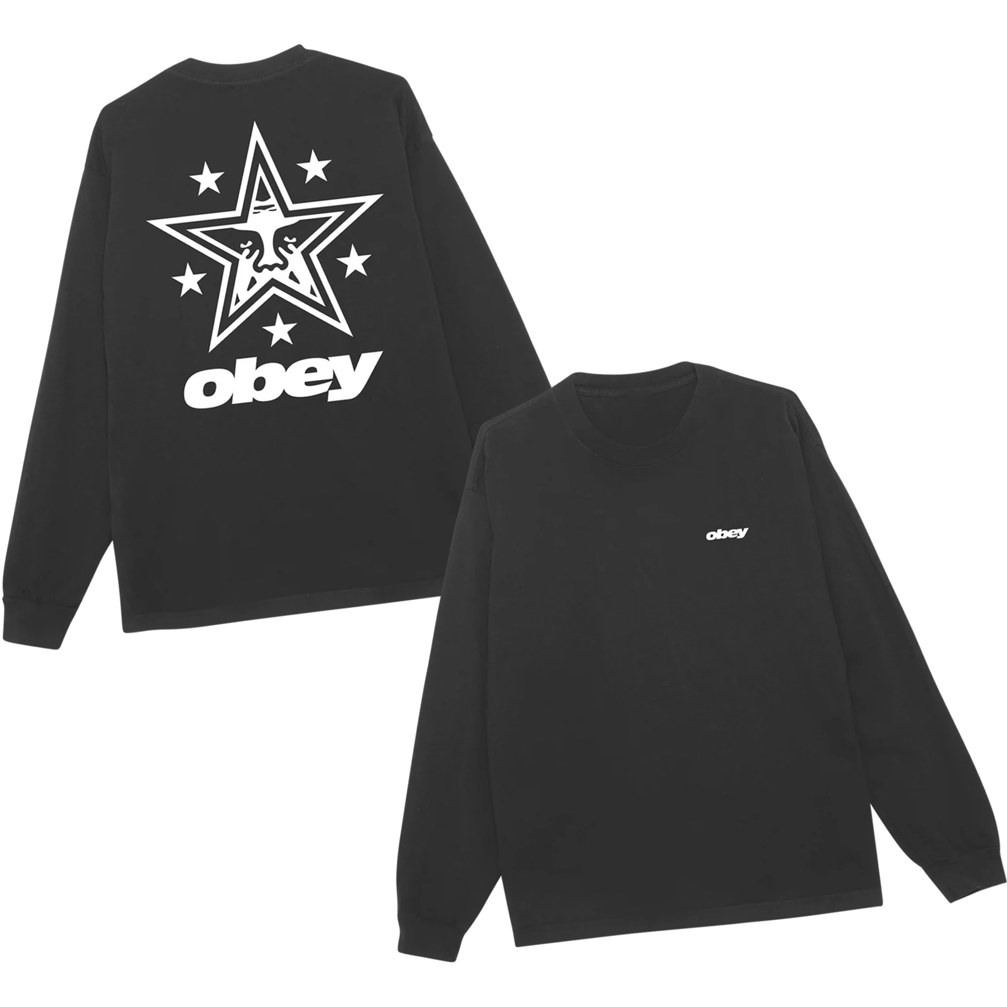 Obey Clothing Merch Store Obey Star Pigment Ls T Shirta Obey Clothing Merch Store Obey Star Pigment Ls T Shirta