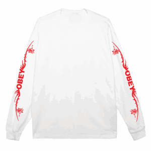 Obey Clothing Merch Store Tribal Rose Pigment Ls T Shirt