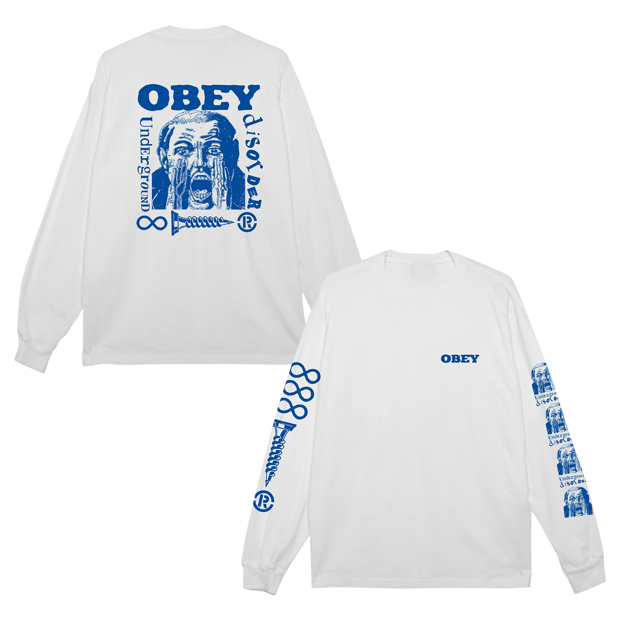 Obey Clothing Merch Store Underground Disorder Pigment Ls T Shirt Obey Clothing Merch Store Underground Disorder Pigment Ls T Shirt