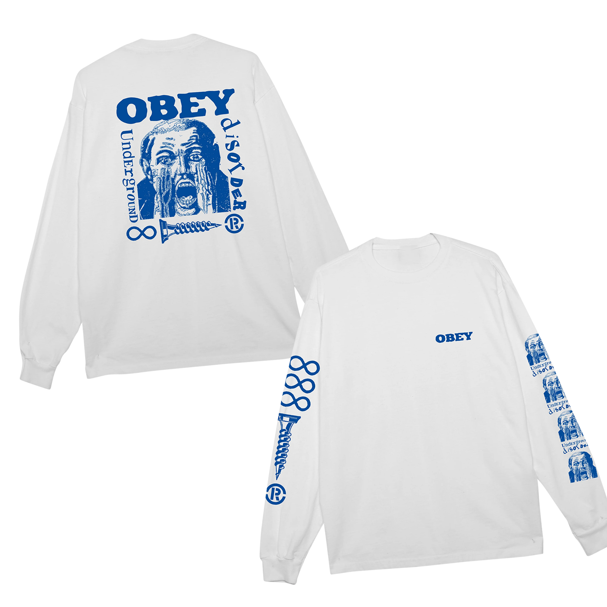 Obey Clothing Merch Store Underground Disorder Pigment Ls T Shirta Obey Clothing Merch Store Underground Disorder Pigment Ls T Shirta