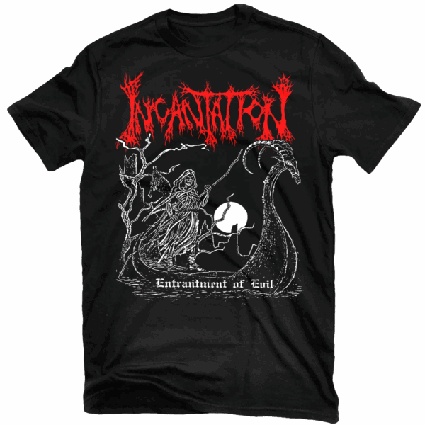 Relapse Merch Store Incantation Entrantment Of Evil T Shirt