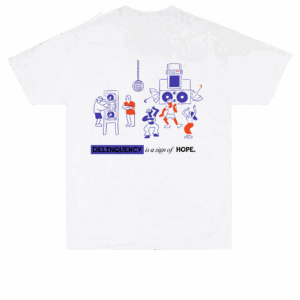 Unik Clothing Merch Store Rainy Heart X Unik Delinquency Shirt Whites Unik Clothing Merch Store Rainy Heart X Unik Delinquency Shirt Whites