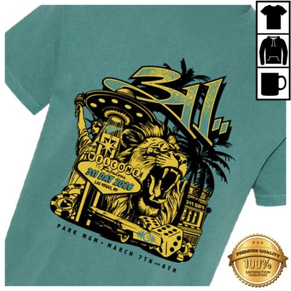 kenny 311 Merch 311 Day 2026 Vegas Shirtw