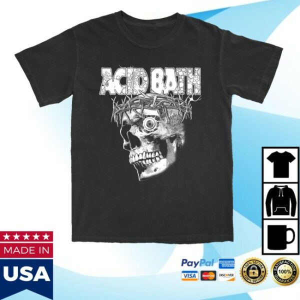 kenny Acid Bath Merch Store Greyscale Tour Shirts