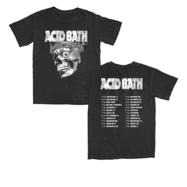 kenny Acid Bath Merch Store Greyscale Tour Shirtss