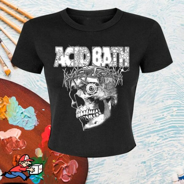 kenny Acid Bath Merch Store Greyscale Tour Tee