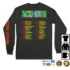kenny Acid Bath Merch Store Tour Long Sleeve Black