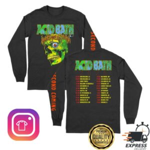kenny Acid Bath Merch Store Tour Long Sleeve Blackss