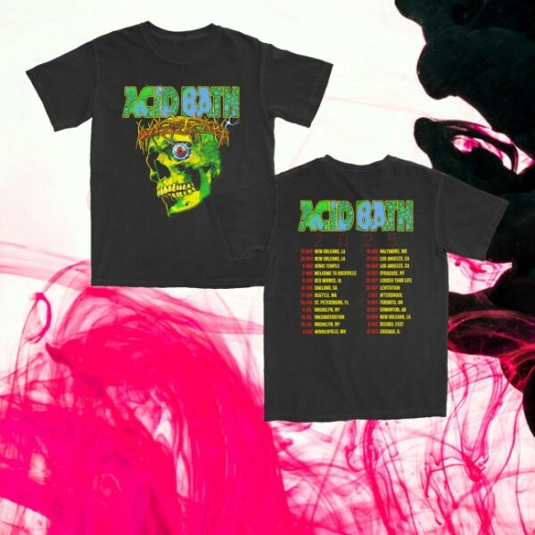 kenny Acid Bath Merch Store Tour Shirtss
