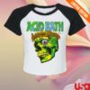kenny Acid Bath Merch Store Tour Tee Womens Crop Raglan