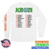 kenny Acid Bath Merch Store White Tour Long Sleeve