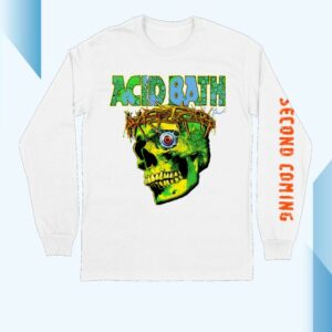 kenny Acid Bath Merch Store White Tour Long Sleeves kenny Acid Bath Merch Store White Tour Long Sleeves