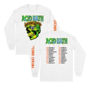 kenny Acid Bath Merch Store White Tour Long Sleevess kenny Acid Bath Merch Store White Tour Long Sleevess