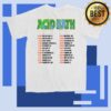 kenny Acid Bath Merch Store White Tour Shirt