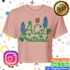 kenny Acl Music Festival Merch Womens Bluebonnet Lineup Crop Tee0