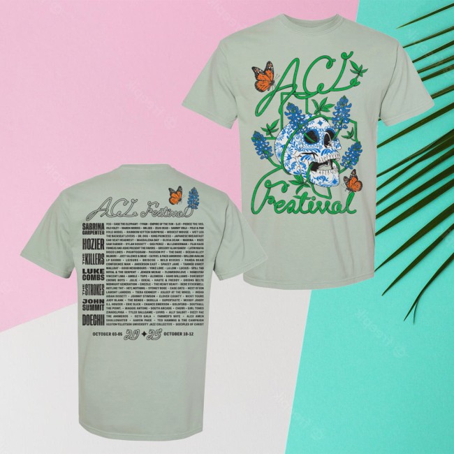 kenny Acl Music Festival Store Merch Bluebonnet Skull Lineup Tee1 kenny Acl Music Festival Store Merch Bluebonnet Skull Lineup Tee1