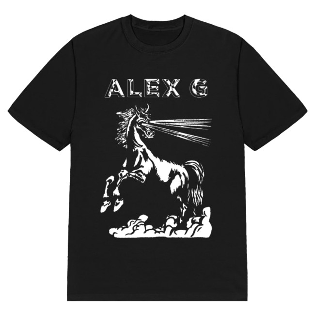 kenny Alex G Merch Black Horse Tee kenny Alex G Merch Black Horse Tee