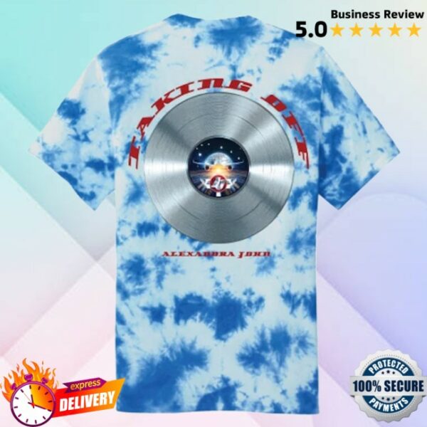 kenny Alexandra John Music Merch Taking Off Shirt Blue Tie Dye Limited Edition1
