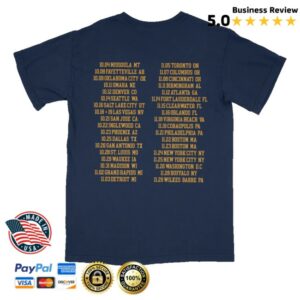 kenny All Time Low Merch Store All Time Low Tiger Dateback Tee