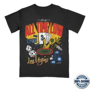 kenny All Time Low Merch Store I Got Lucky Saw Atl Live In Vegas Shirt