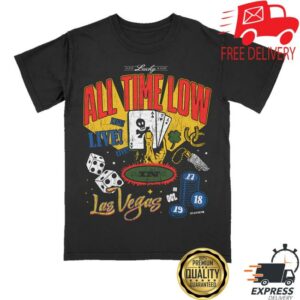 kenny All Time Low Official Store I Got Lucky Saw Atl Live In Vegas Shirt kenny All Time Low Official Store I Got Lucky Saw Atl Live In Vegas Shirt