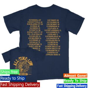 kenny All Time Low Official Store Merch Shop All Time Low Tiger Dateback Shirt kenny All Time Low Official Store Merch Shop All Time Low Tiger Dateback Shirt