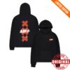 kenny Amf Merch Store Amf Red Crosses Hoodie 2025ss