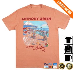 kenny Anthony Green Merch So Long Avalon Tour Shirt