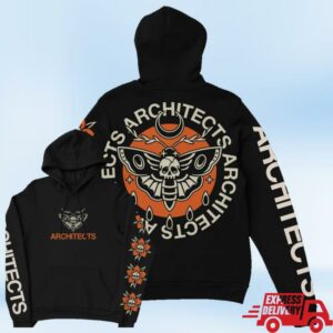 kenny Architects Official Merch Shop Deaths Head Pullover Black Hoodie
