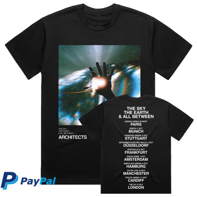 kenny Architects Official Merch Shop The Sky The Earth Eu Uk Autumn 2025 Tour Black Shirt kenny Architects Official Merch Shop The Sky The Earth Eu Uk Autumn 2025 Tour Black Shirt