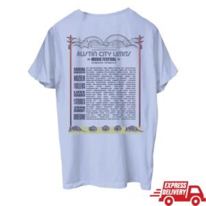 kenny Austin City Limits Music Festival Merch Store Dillo Lineup Tee kenny Austin City Limits Music Festival Merch Store Dillo Lineup Tee
