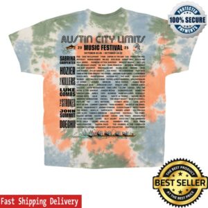 kenny Austin City Limits Music Festival Merch Store Poster Tie Dye Lineup Tee kenny Austin City Limits Music Festival Merch Store Poster Tie Dye Lineup Tee