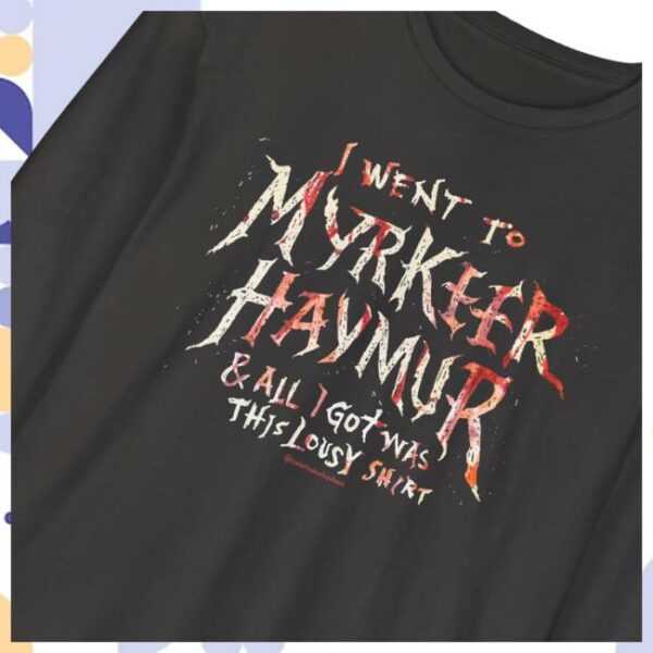 kenny Bad Magic Productions Merch Shop Myrkeer Haymur Long Sleeve Shirtw