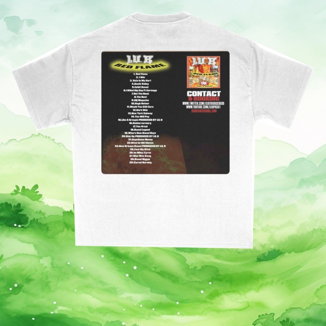 kenny Basedworld Store Merch Lil B Red Flame Shirt kenny Basedworld Store Merch Lil B Red Flame Shirt