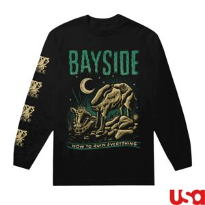 kenny Bayside Merch Shop Ruin Everything Black Long Sleeve Shirt