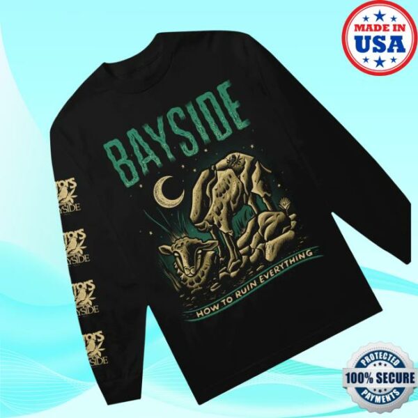 kenny Bayside Merch Shop Ruin Everything Black Long Sleeve Shirts