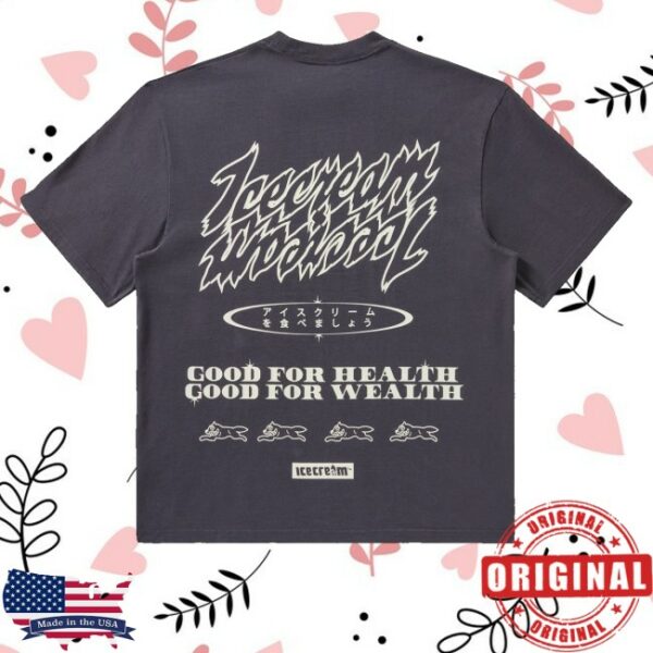 kenny Bbcicecream Store Merch Icecream Money On My Mind Tee Charcoal