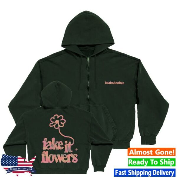 kenny Beabadoobee Store Merch Shop Fake It Flowers Hoodie